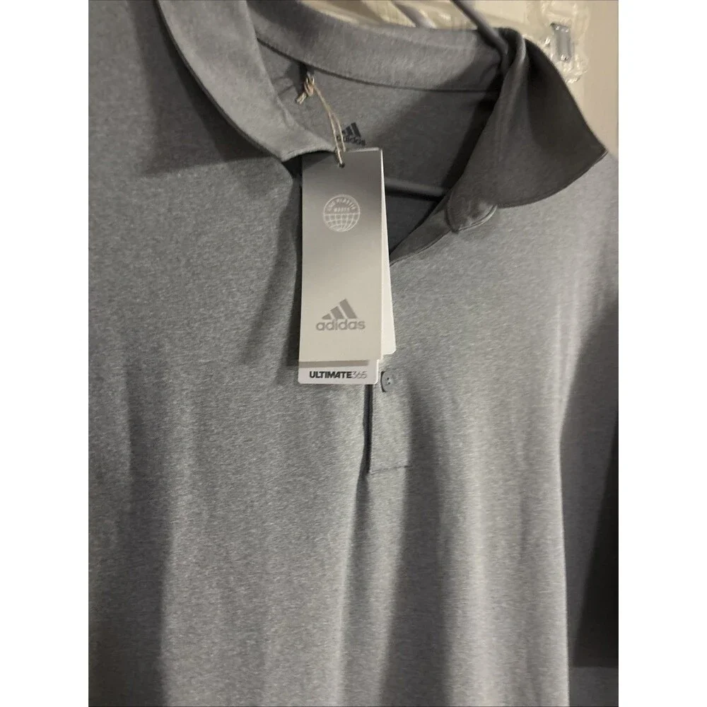 Adidas Men's Ultimate 365 Aeroready Heather Golf Polo Shirt – Size 2xl
